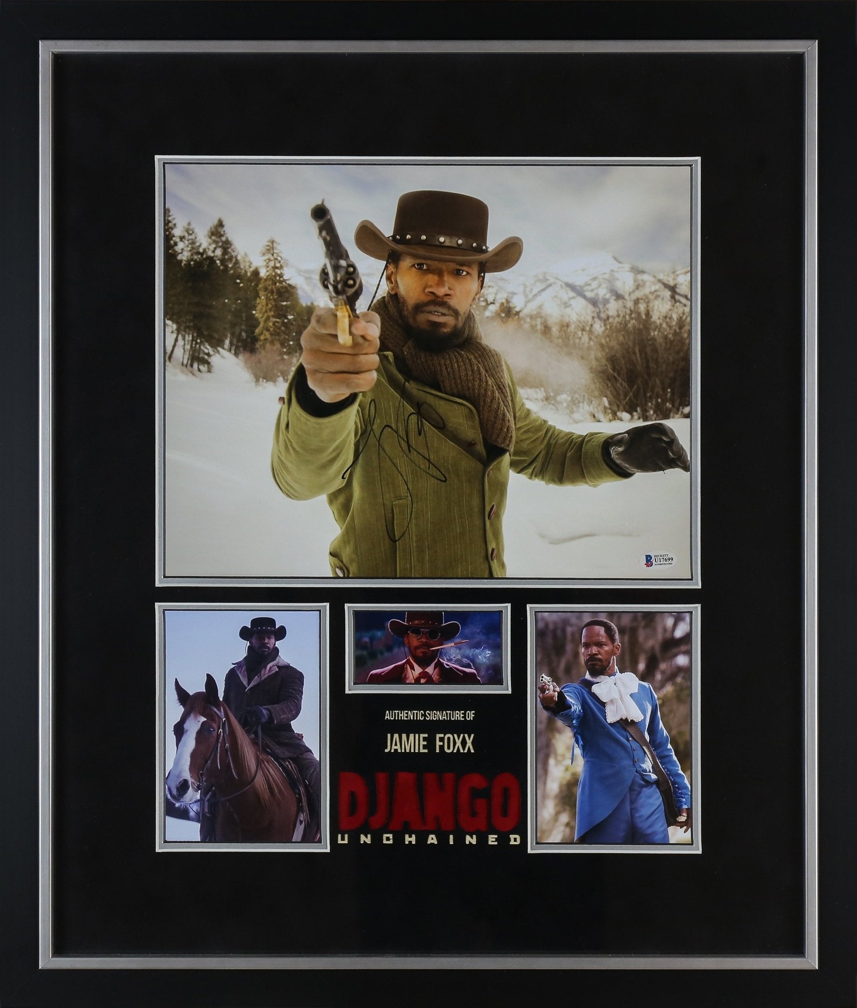 Jamie Foxx, Django Signed 12x8 Photograph Framed Display - Memorabilia Framers Shop